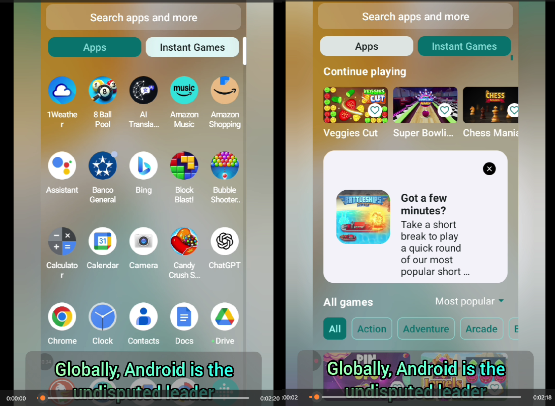 Main Android Android is the top mobile operating system worldwide.