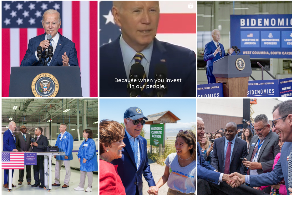 @joebiden: When you invest in America and strengthen the middle class, we see stronger economic growth that benefits everybody. Bidenomics is working.