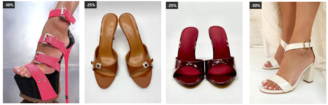 Open Toe Sandals.