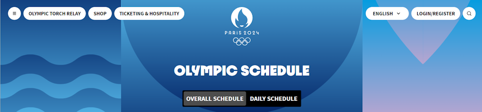 paris 2024 olympic schedule